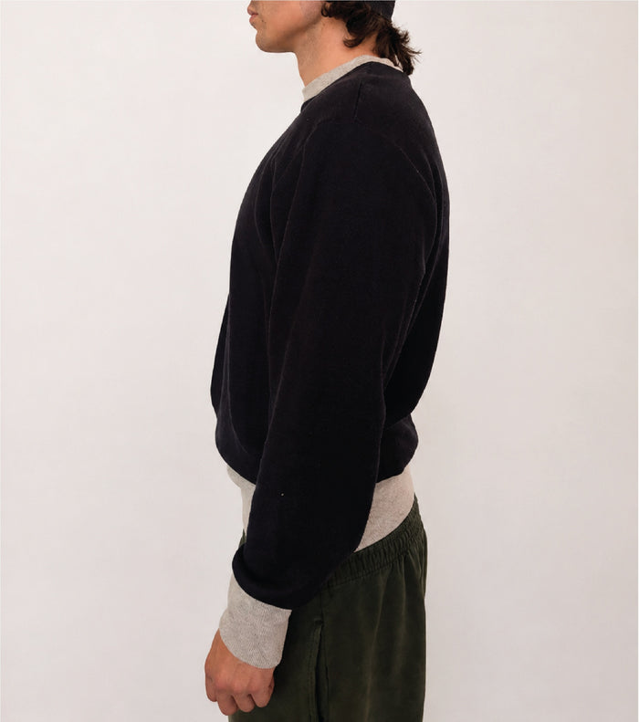 Gusset Crew Neck