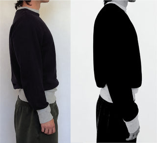 Gusset Crew Neck