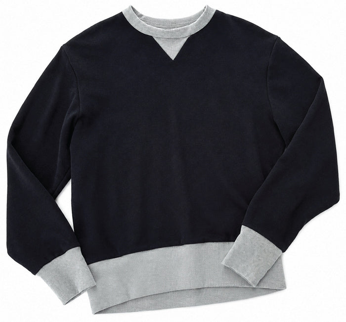 Gusset Crew Neck