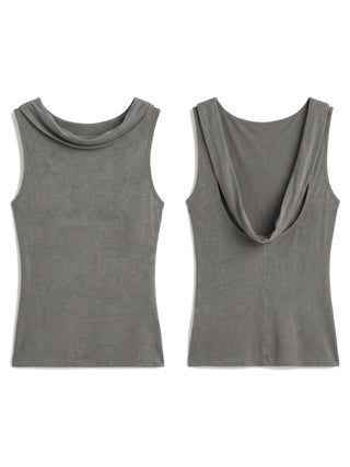 Draped Open Back Shell